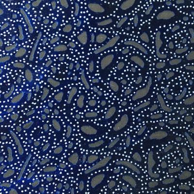 China Silk Burnout Velvet Fabric Material Plain Newly Knitting Elastic Fabric for sale