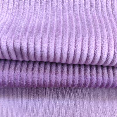 China Hot Selling Anti-static 20 Color Velvet Corduroy Fabric With Low Price In Stock for sale