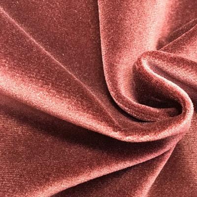 China Factory Custom 100 Polyester Silk Velvet Fabric Shrink-Resistant Wholesale for sale