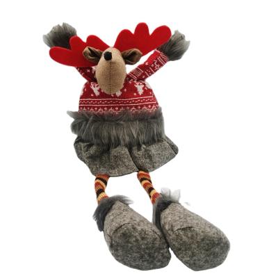 China European And American Reindeer Eco-friendly Style Decorator Christmas Plush Deer Toy For Kids for sale