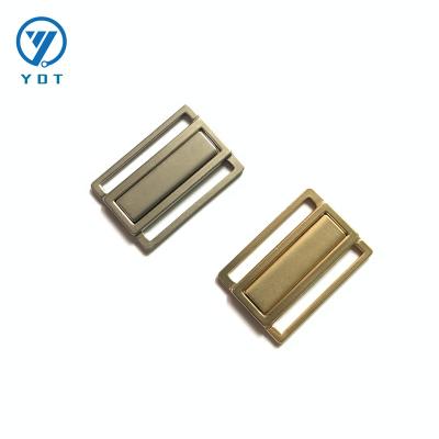 China Wholesale 10/15/20/25/30mm Bra Metal Front Closure Clasp Snap Buckle Underwear for Underwear/Bikini/Swimwear/Fashionwear for sale