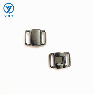 China Wholesale 8MM Underwear Metal Zinc Alloy Front Closure Snap Buckle for sale