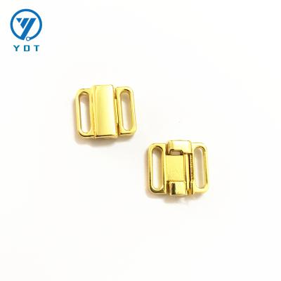 China Wholesale 10MM Underwear Metal Zinc Alloy Front Closure Snap Buckle for sale