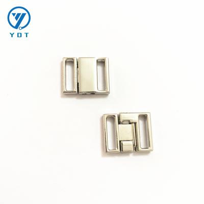 China Wholesale 10MM Underwear Metal Zinc Alloy Front Closure Snap Buckle for sale