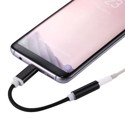 China Adapters to. Computer PC Cell Phones Universal Jacket Cable USB C Adapter Audio For Type C To 3.5mm Phone Call And Listen Music PVC Standard for sale