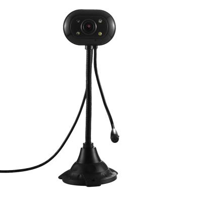 China Computer PC Mobile Phones 500p HD Web Camera with Microphone and LED Light External USB Webcam for PC Computer for sale