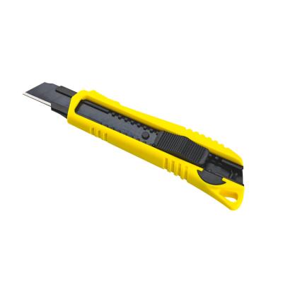 China Black Ultra Sharp Widely Used Utility Cutter Premium Blade Folding Utility Knife for sale