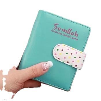 China Fashion Factory Direct New Fashion Polka Dot Wallet Short Zipper Ladies Wallet Wallet for sale