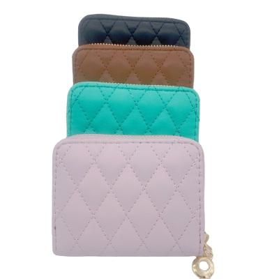 China Waterproof Zipper Women Small Line Wallet Trend Coin Purse Student Wallet for sale