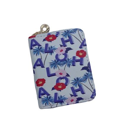 China Fashion Shorts Ladies Wallet Waterproof Card Holder Kids Print Coin Purse for sale