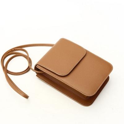 China New Fashion Waterproof Women's Exquisite Messenger Bag Vertical Mobile Phone Bag for sale