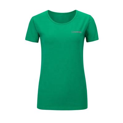 China Breathable cotton logo anti-pilling sports t-shirt Wholesale custom blanky ladies t-shirts for sale