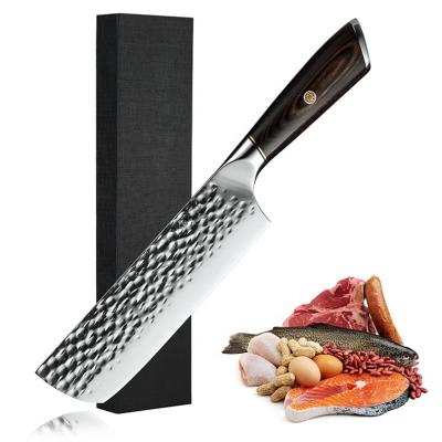 China New 7 Inch Chef Butcher Knife Professional Sharp Stainless Steel Viable German Steel Forged Japanese Smart Knife From Amazon for sale