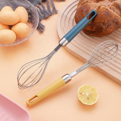 China Black Friday Christmas 304 Stainless Steel Wire Stirring Whisk Handheld Mixer Beater Egg Beater for Baking Cooking for sale