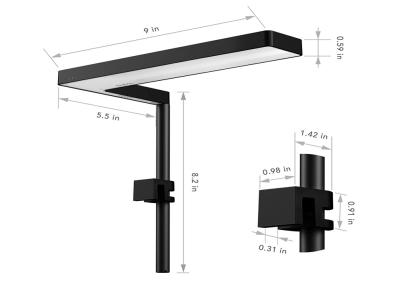 China Barra de luz teledirigida del acuario de Bluetooth 7000K 1300lm LED en venta