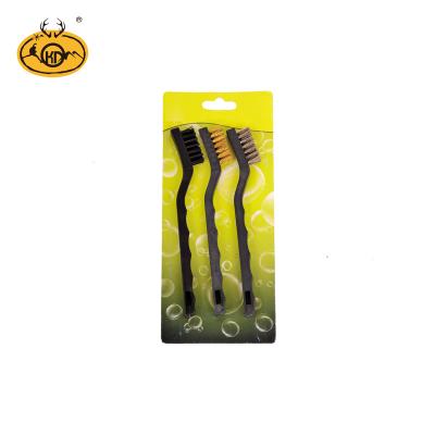 China Hot Sale 3pcs Nylon Gun / Vehicle Detailing Brush Gun Kit for sale