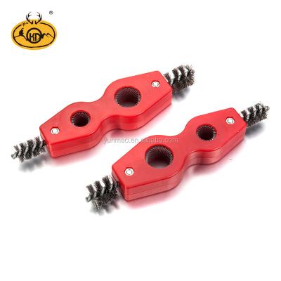 China Plumbers Cleaning Pipe Cleaner Brush 4 in 1 Tube and Pipe Fitting Brush for sale