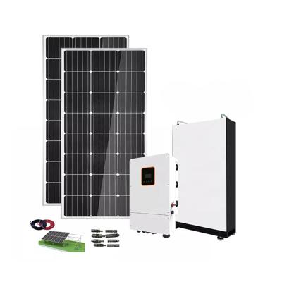 China Home Solar Power Energy Storage Home System 20Kw Off Grid Solar System Complete Set for sale