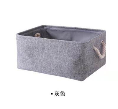 China Custom various sizes Storage Box Home organization handled basket storage Foldable Storage Bags High Capacity Home Box for sale