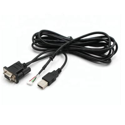 China Custom PC MP3/MP4 Player Adapter Converter Cable DB9 RS232 Mini 2.0 USB Female Cable for sale