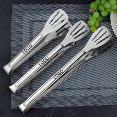 China Sustainable Hot Selling Food Serving Tong Manufacture Stainless Steel Tongs Metal BBQ/Steak/Noodles/Bread for sale