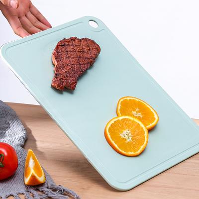 China Sustainable 2 in 1 Recycled Bulk Large Cutting Boards Kitchen Melamine Board Plastic Wheat Straw Fiber for sale