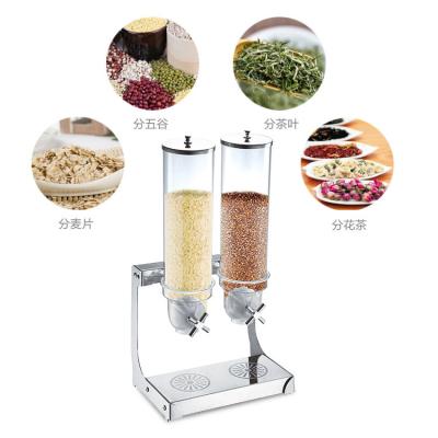 China Sustainable& Modern Single/Double/Three/Four/Cereal Head Dry Oatmeal Food Dispenser Hotel And Supplying Tool for sale