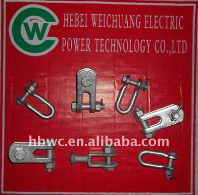 China Hot-dip galvanized all kinds of shackles for connection for sale