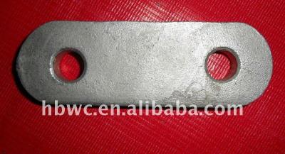 China Hot dip galvanized steel rail fit/rail hardware. high strength galvanized screed for sale