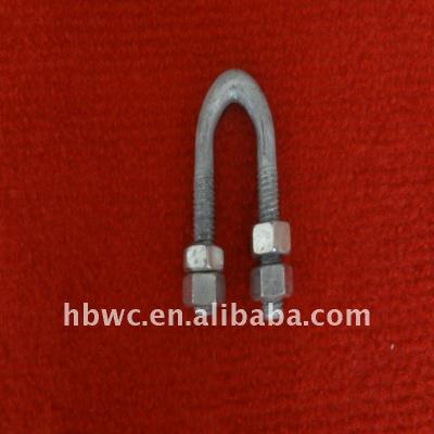 China Stainless and hot-dip galvanized steel line accessories, high quality post U-bolts for sale