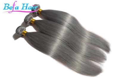 China Human Straight Hair European Human Hair Extensions Grey Hair Remy for sale