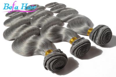 China Grey Brazilian Hair Body Wave Elegante Hair Extensions Long Lasting for sale