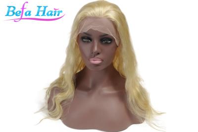 China Luxury Light Color 613 Human Hair Lace Wig No Shedding Long Lasting for sale