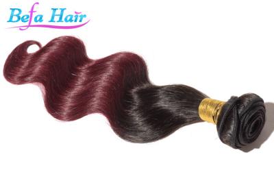 China Human Lasting Ombre Remy Hair Extensions No Easy Shedding Tangle Wavy Hair for sale