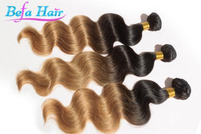 China One Donor Black Ombre Hair Extensions Tangle Human Hair for sale