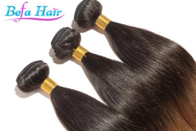 China Ombre Human Hair Extensions Straight Hair Weft Tight And Neat for sale