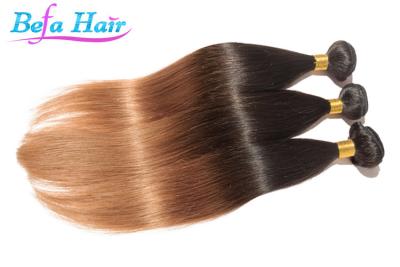 China Dip Dye Human Hair Extensions Reverse Ombre Hair Extensions Straight for sale