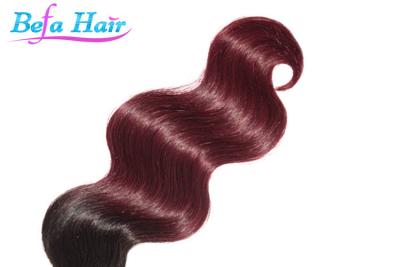 Chine Cheveux brésiliens d'Ombre de prolongements de cheveux de bande de la couleur 99J Ombre fortement à vendre