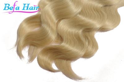 China No Tangle Ombre Remy Hair Extensions Body Wave Luxury Blonde Hair for sale