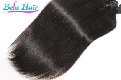 China Armadura recta pura del cabello humano de la Virgen de las extensiones mongoles de lujo del cabello humano en venta