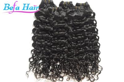 China Grade 7A Italian Curl Indian Virgin Human Hair No Mixture Can Be Dyed Hair for sale