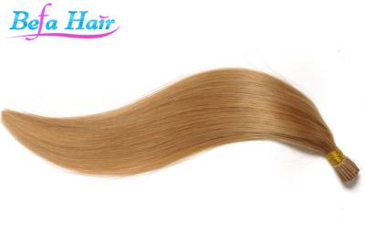 China White Girl Remy Tip Hair Extensions European / Malaysian Virgin Hair 99J# 27# 60# for sale