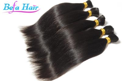 China Extensiones negras naturales peruanas del bulto del cabello humano de la Virgen para trenzar en venta