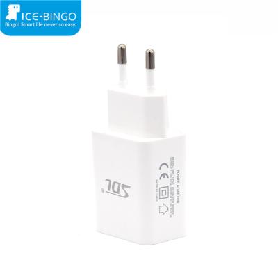 China Mobile Phone or USB Devices Like ICEBINGO Tablet Electronic Devices Wall Charger Dual Socket Dual Access USB Wall Charger EU/USA CE Certificated for sale