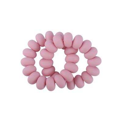 China Soft Toy Food Grade BPA Free Abacus Beads Bracelet Silicone Beads Baby Teether Bracelet for sale