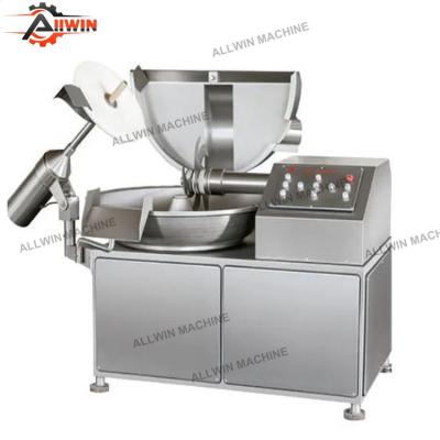 China Hotels Stainless Steel Automatic Vacuum Bowl Cutter /vacuum Meat Chopper Mixer /high speed Bowl Cutter,Sausage Making Machine 220V 380V for sale