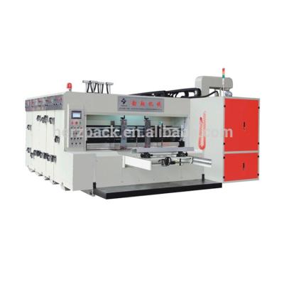 China Corrugated Box 4 Color Cardboard Atuomatic Carton Printing Slotting Die Cutting Machine for sale