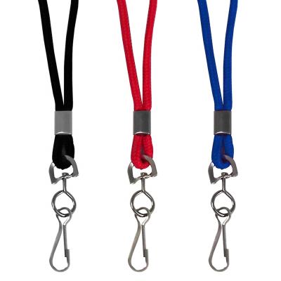 China Cheapest Promotion One Time Use Braid Blank Lanyard Neck Strap For Events for sale