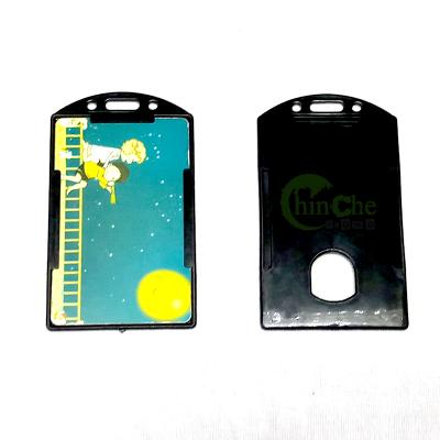 China NATIONAL ID Black Hard Plastic Card Holder for sale