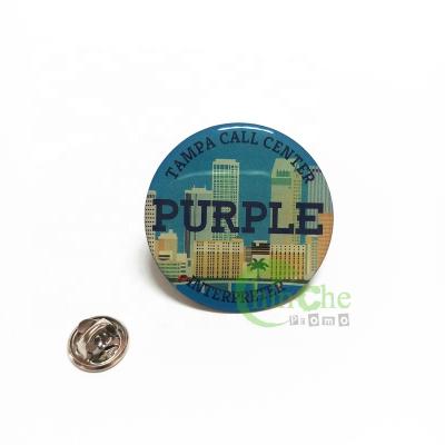 China Europe all photos could print for epoxy dome lapel pin custom for sale